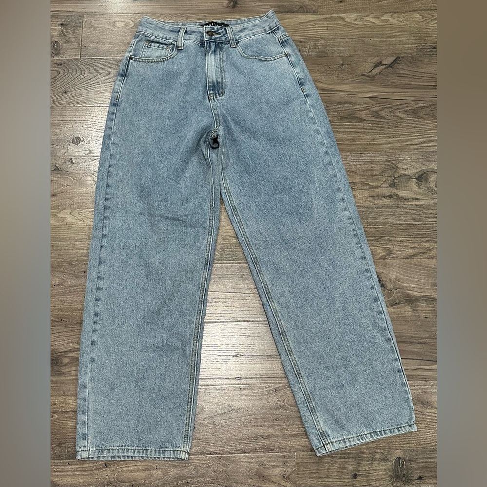 Lioness High-Rise Wide-Leg Jeans – XXS